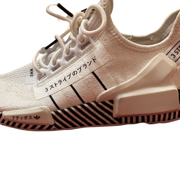 ADIDAS Japanese NMD R1 V2 Dazzle, Cloud White MENS - Picture 9 of 10